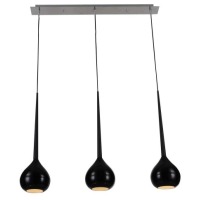 MD2128B-3BL Zumaline LIBRA PENDANT 3 BLACK