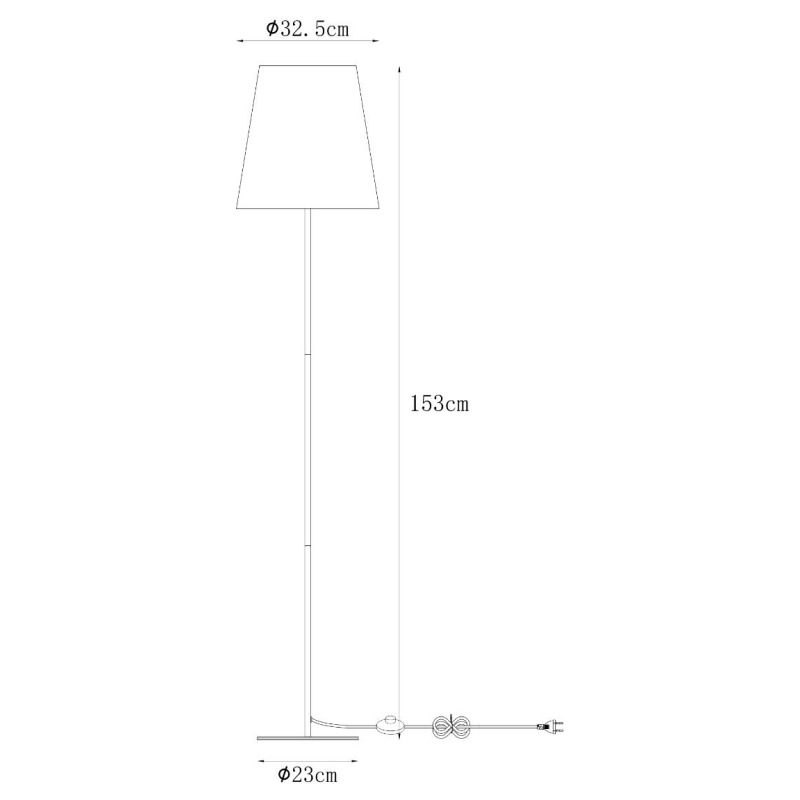 A4003 Zumaline RIVA Floor lamp